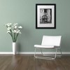 Trademark Fine Art -Moises Levy 'San Gimignano Door' Matted Framed Art - 3 of 4
