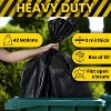 happimess 32 in. W x 47 in. H 42-Gallon 3 Mil Heavy Duty Contractor Trash Bags, (50-Count, 5-Rolls of 10 Bags) - 2 of 4