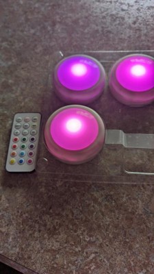 3pk 3 Rgb Novelty Wall Lights With Remote Control - Room Essentials™ :  Target