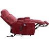 Dual Motor Power Lift Recliner Chair for Elderly, Infinite Position, Lay Flat 180° Power Lift Recliner Chair Sofa With Heating and Massage - 4 of 4
