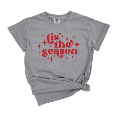 Simply Sage Market Whimsical Tis The Season Short Sleeve Garment Dyed Tee