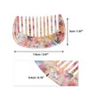 Unique Bargains Anti-Static Pocket Size Wide Tooth for Thick Curly Hair Detangling Comb 1 Pc - 4 of 4