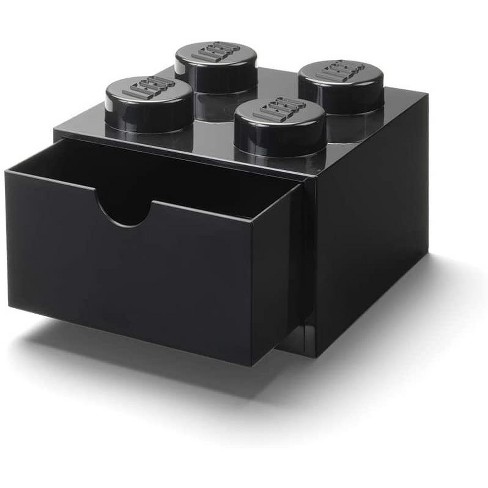 Titicacasøen satellit skør Room Copenhagen Lego Desk Drawer 4 Knobs Stackable Storage Box | Black :  Target