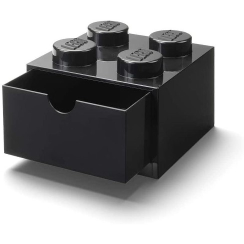 LEGO Storage Box Medium BLACK with Sorting Tray