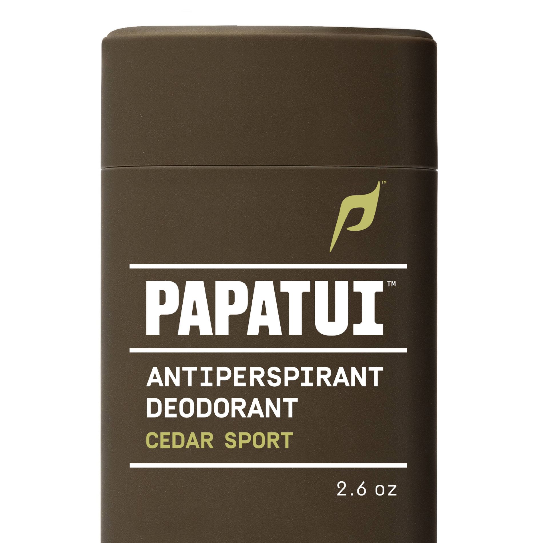 Papatui Men's 48-Hour Protection Sweat & Odor Control Solid Antiperspirant Deodorant - Cedar Sport - 2.6oz