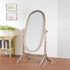 SEVOBAL Bathroom Vanity Mirrors Elegant Freestanding Cheval Mirror with Adjustable Tilt and Sturdy Wood Frame, Gold, 22.5"*16"*59.25" - 2 of 4