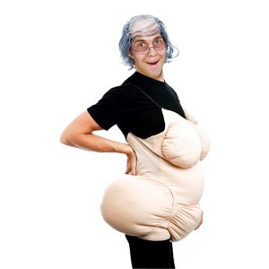 Paper Magic Adult  Fat Suit Costume - One Size - Beige - 1 of 2