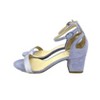 Women's Wo's Suede Leather Block Heels Open Toe Ankle Sandals - ICONE - 2 of 4