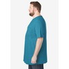 KingSize Shrink-Less Lightweight Longer-Length Crewneck Pocket T-Shirt - 4 of 4