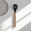 Unique Bargains Spoon Hand Wash Only Pasta Claw Silicone Wooden Handle 12.6" 1 Pc - 2 of 4