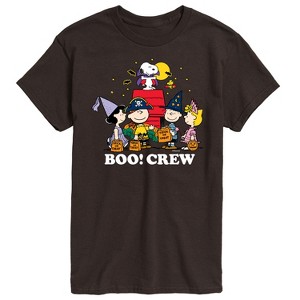 Men's - Peanuts - Boo Crew Short Sleeve Graphic T-Shirt - 1 of 4
