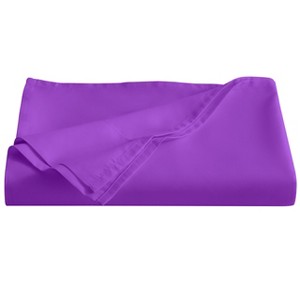 Brushed Microfiber Flat Sheet Only, Super Soft Hotel Quality Top Sheet - NTBAY - 1 of 4