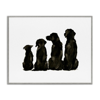 Stupell Industries Family Pet Silhouette Design, 20" x 16"