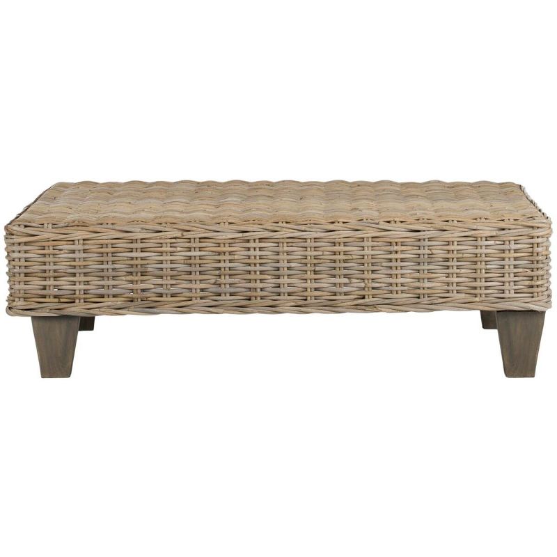 Leary Coffee Table - Natural Unfinished - Safavieh, 1 of 5
