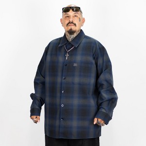 FB County Long Sleeve Checker Flannel Shirt - 1 of 4