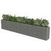 vidaXL Gabion Raised Bed Silver Galvanized steel Large Durable - 4 of 4