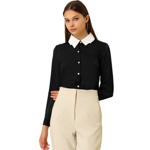 Black dress sale shirt target