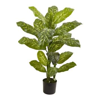 Nearly Natural 4-ft Dieffenbachia Plant (Real Touch)