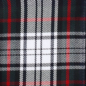 evergreen/white plaid