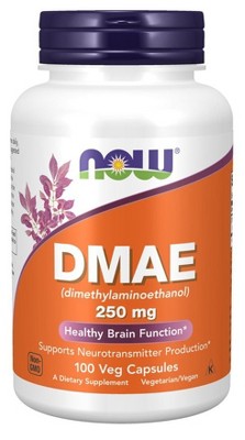DMAE 250mg by Now Foods  -  100 VegCap