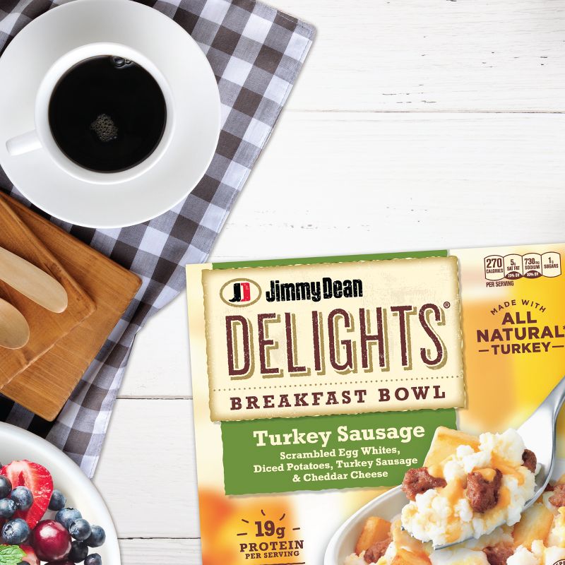 Jimmy Dean Delights Frozen Turkey Sausage Breakfast Bowl - 7oz, 3 of 12