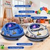 12V 2-Speed 360° Spin Ride on Car with Remote Control, Lights & Music, Space Theme Electric Bumper Car Toy Gifts for Boys & Girls Ages 1-5 - 3 of 4