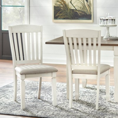 Maryland 5-Piece Walnut and White Extendable Dining Set