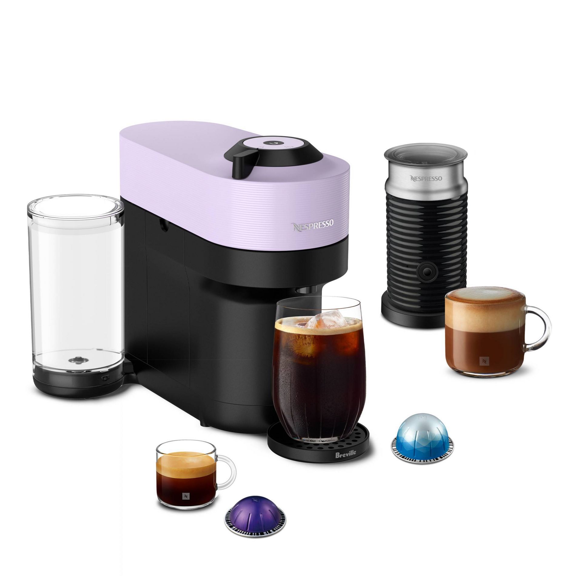 Nespresso Vertuo Pop+ Bundle Espresso Maker Lilac