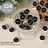 Big Dot of Happiness Masquerade - Venetian Mask Party Small Round Candy Stickers - Party Favor Labels - 324 Count - 2 of 4