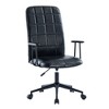 CAVINAS PU Leather Office Chair with High Back,Antique Desk Chair with Soft Foam Seat,Swivel Computer Chair with Armrests for Home Office - 2 of 4