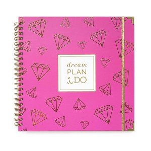 Undated Wedding Planner dream.plan.I Do. Gems - lake + loft: Stationery, Twin-Wire Binding, Elastic Closure, Love Theme - 1 of 4