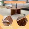 ALEXOUN Round Coffee Table 31.5" – Modern Minimalist Nordic Style Scratch & Heat-Resistant MDF Top,for Living Room, Office, Bedroom - 4 of 4