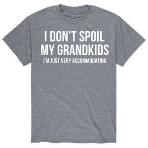 Men's - Instant Message - I Don't Spoil My Grandkids Short Sleeve Graphic T-Shirt - 1 of 4