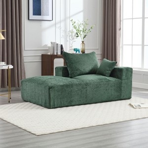 NicBex Couches for Living Room 2-Seat Combination Sofa Exquisite Fabric Comfortable Flexible and Changeable Sofa Couch with Pillows, Emerald - 1 of 4
