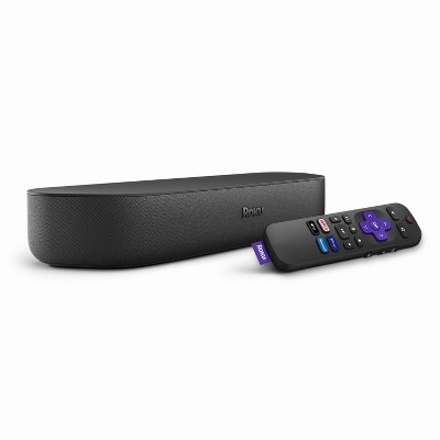 Roku Streambar 4K/HD/HDR Streaming Media Player &#38; Premium Audio, All In One with Roku Voice Remote, Released 2020