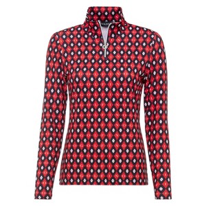 Women's CLASSIC TRICOLOR TROYER SWEATER - GOLFINO - 1 of 3