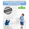 Sesame Street Elmo Cookie Monster T-Shirt and Shorts Outfit Set Infant to Toddler - 2 of 4