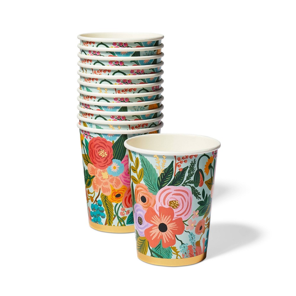 Rifle Paper Co. 12ct 8oz Garden Party Cups -  89556622