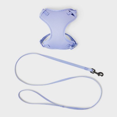 Cat Leash and Harness Tether Set - 2pc - Lilac Purple - Boots & Barkley™
