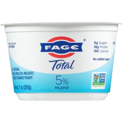 FAGE Total 5% Milkfat Plain Greek Yogurt - 7oz