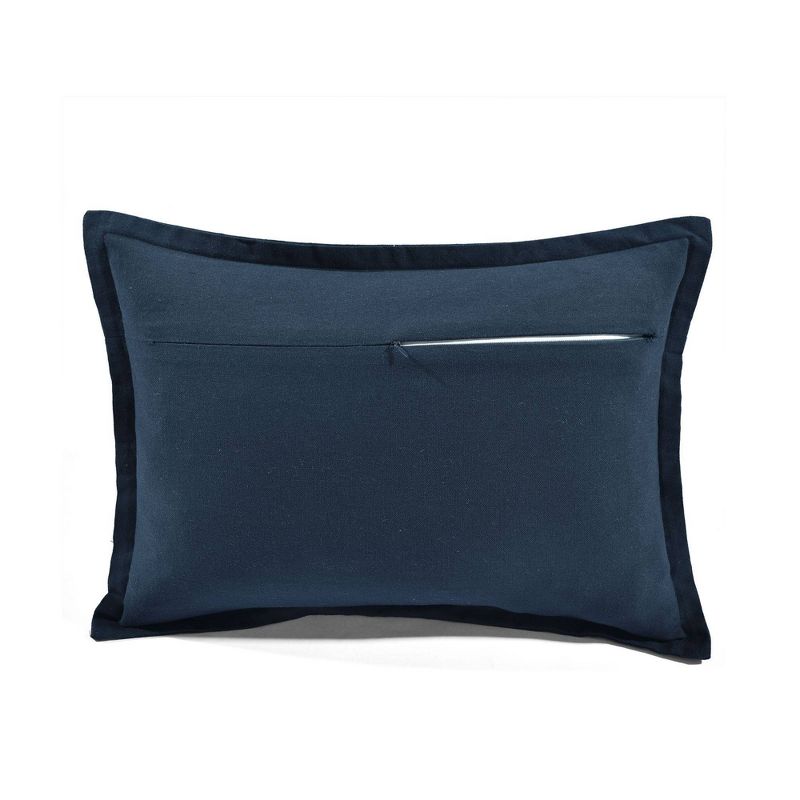 13&#34;x20&#34; &#39;Relax You&#39;re Home&#39; Family-Friendly Lumbar Throw Pillow Cover Navy - Lush D&#233;cor, 4 of 10