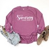 Simply Sage Market Women's If It's Snowing I'm Not Going Long Sleeve Garment Dyed Tee - 3 of 4