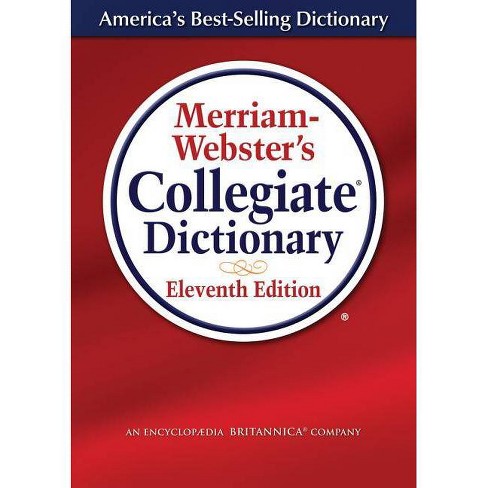 Merriam Webster S Collegiate Dictionary 11th Ed Preprinted Laminated Cover Merriam Webster S Collegiate Dictionary Laminated 11th Edition Target