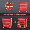Tool Chest with Wheels,Metal Locking Rolling Tool Box with Tool Organizer Trays for Tool Storage Organizer,Garage,Portable Standing Mechanic Toolbox - 4 of 4