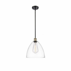 Bristol Glass - 1 Light Mini Pendant In Industrial Style-12.75 Inches Tall and 12 Inches Wide - 1 of 1