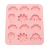 Unique Bargains Chocolate Mould 12-Cavity Sky Theme Candy Mould Hand Wash 6.5"x5.87"x0.63" 1 Pc - 3 of 4