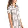 Hello Mello Womens Beauty Sleep Satin Pajama Top - 2 of 4
