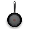 T-fal 2pc Frying Pan Set, Simply Cook Nonstick Cookware Black - 2 of 4