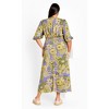 Women's Plus Size Daydream Print Maxi Dress - blue | CITY CHIC - 2 of 4