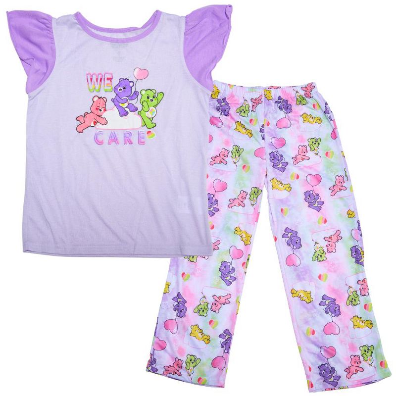 Care Bears Pajamas Set, 2 Piece Sleepwear for Kids, 1 of 9